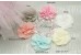 Chiffon ROSETTE Flower (L, 8cm), Pack of 2